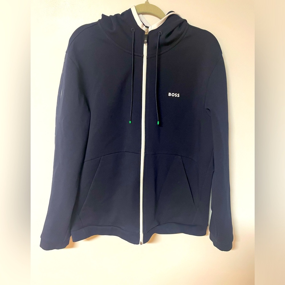 BOSS “Saggy 1” full zip hoodie, NWOT, SZ. XL